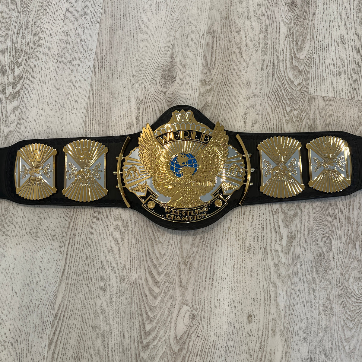 WWE Winged Eagle Dual Plated Championship Replica Title Belt WWE Shop Authentic