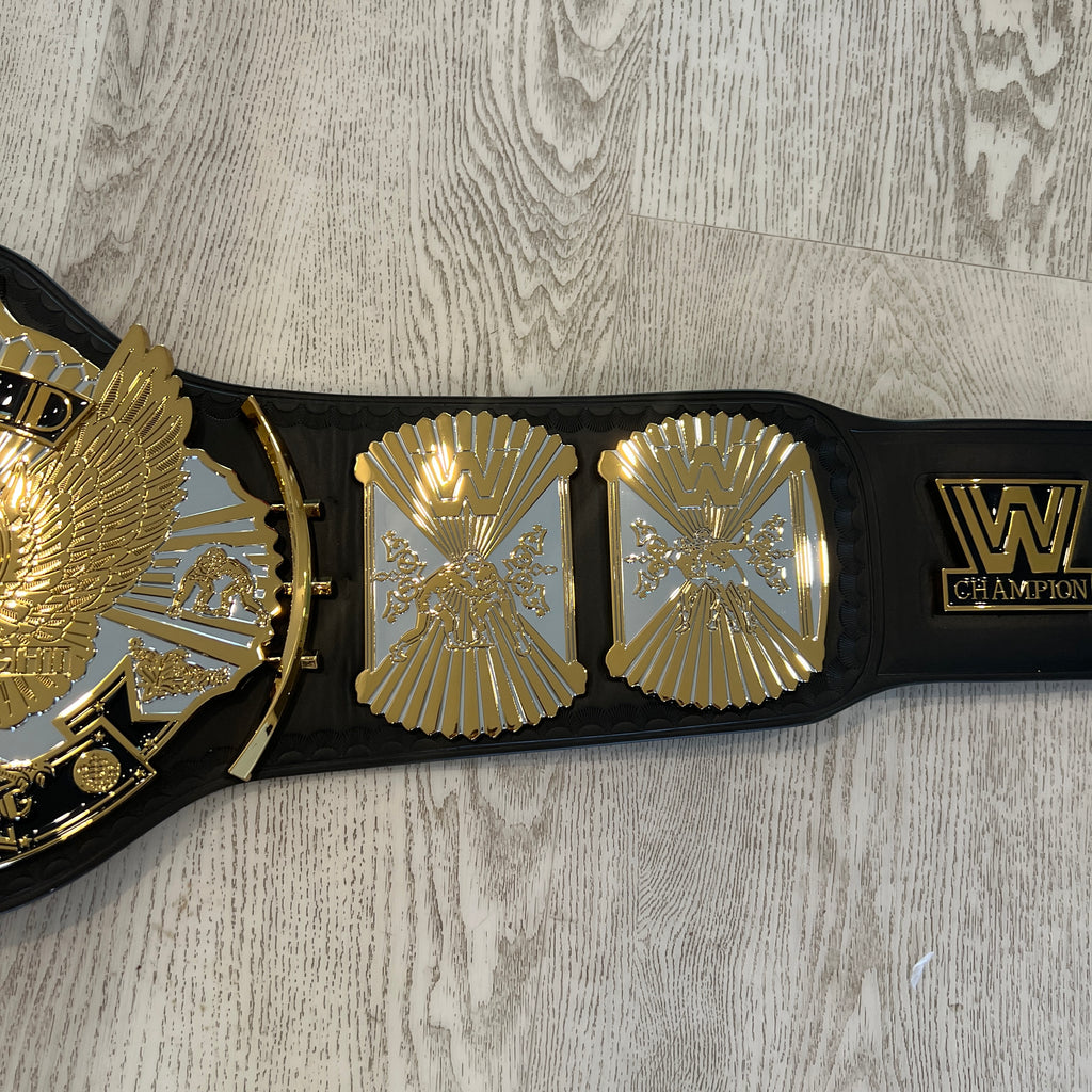 WWE Winged Eagle Dual Plated Championship Replica Title Belt WWE Shop Authentic