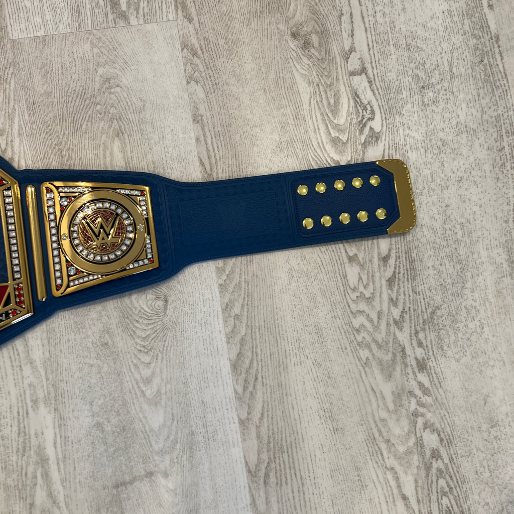 WWE Blue Universal Championship Replica Title Belt WWE Shop Authentic