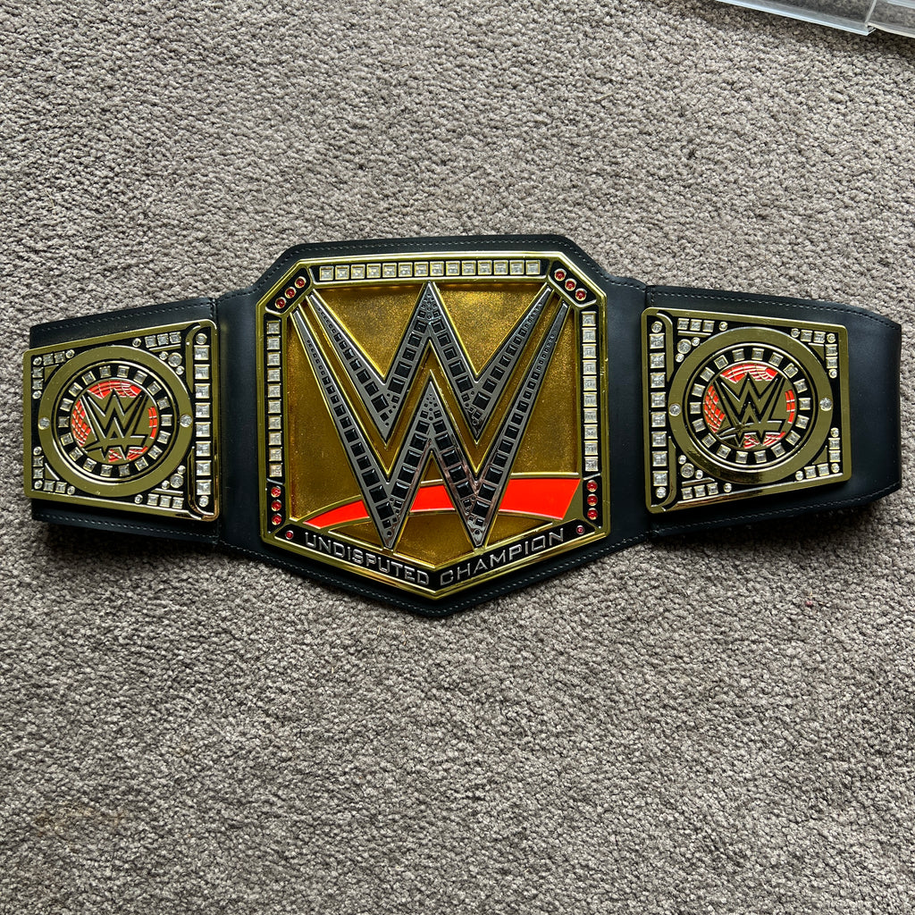 WWE Undisputed Championship Kids Belt WWE Shop Toy Belt Accessory