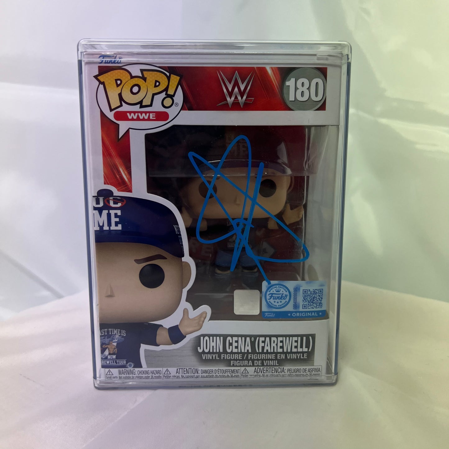 John Cena (Farewell) - WWE Funko Pop 180 Signed Autographed COA JSA