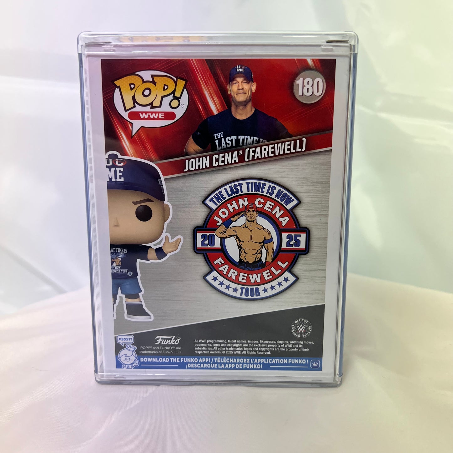 John Cena (Farewell) - WWE Funko Pop 180 Signed Autographed COA JSA