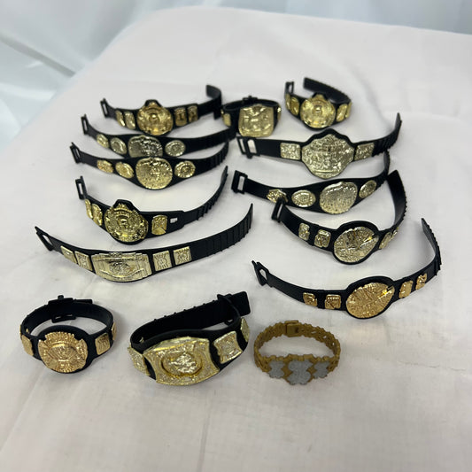 14 x Belts Titles Championships for WWE Action Figures Accessories