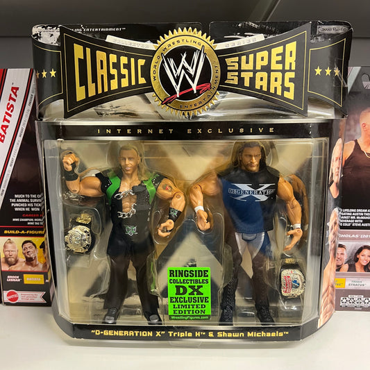 DX Triple H and Shawn Michaels - WWE Classic Superstars 2 Pack Ringside Exclusive Action Figures