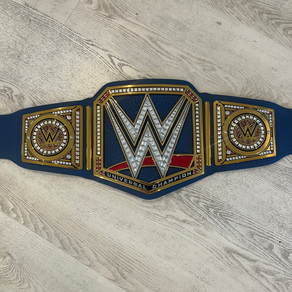 WWE Blue Universal Championship Replica Title Belt WWE Shop Authentic