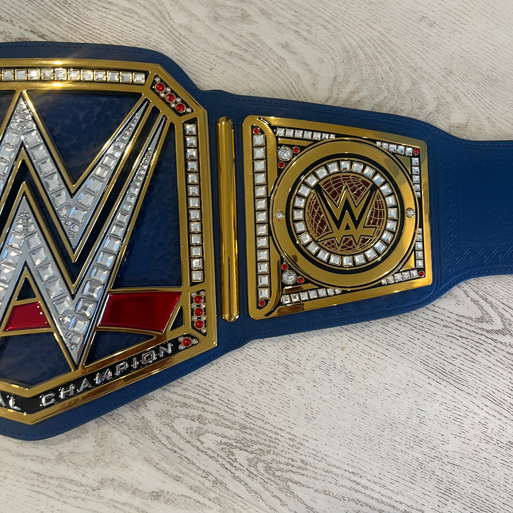 WWE Blue Universal Championship Replica Title Belt WWE Shop Authentic