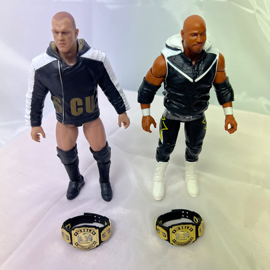 SCU Scorpio Sky and Frankie Kazarian - AEW Unrivaled 5 Loose Action Figure Jazwares WWE