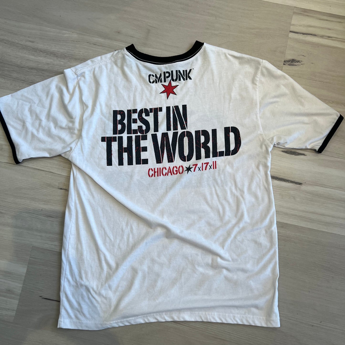 CM Punk Money In The Bank - WWE Size Medium Retro Original Run Shirt