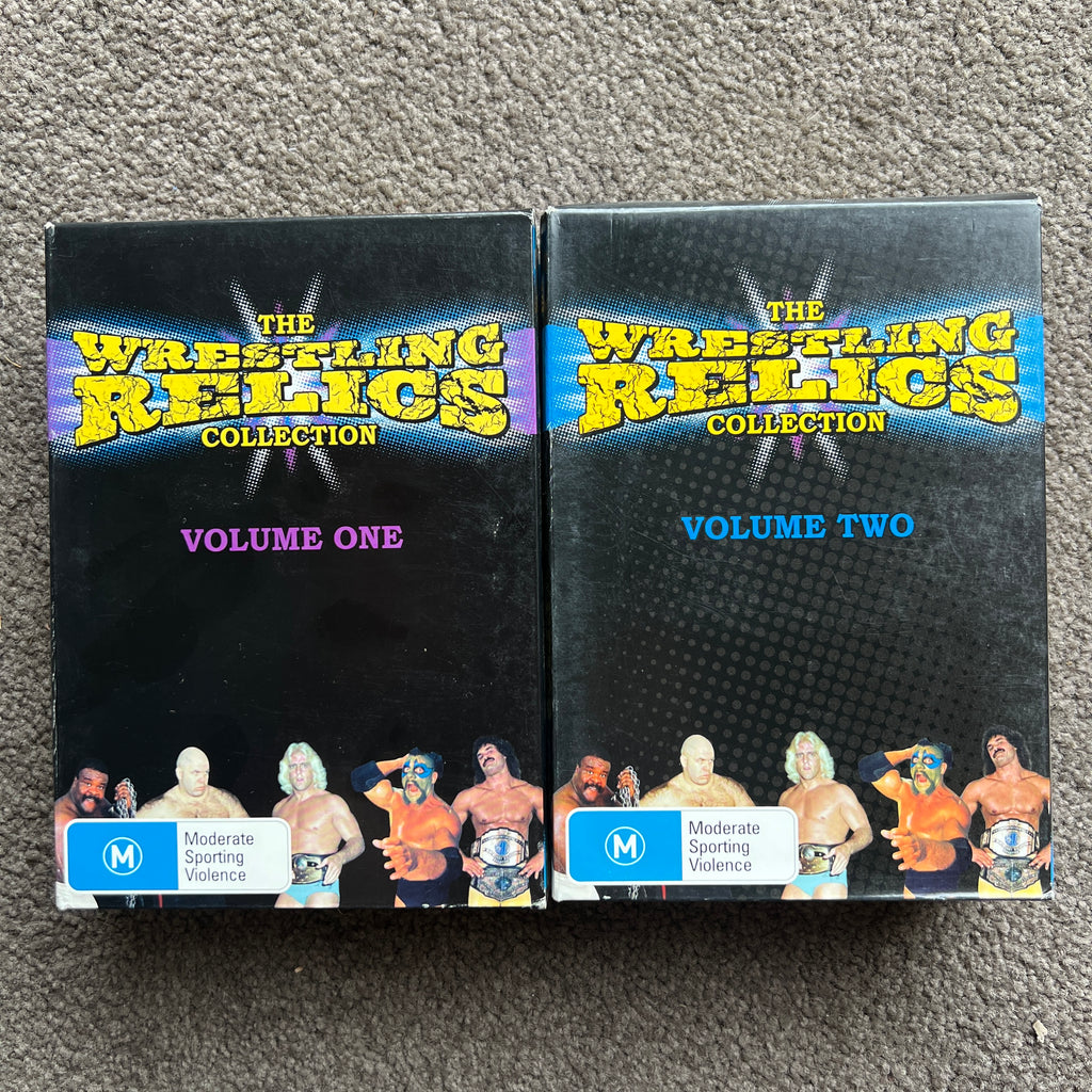 The Wrestling Relics Vol 1 and 2 Wrestling DVD wrestling WWE Bundle