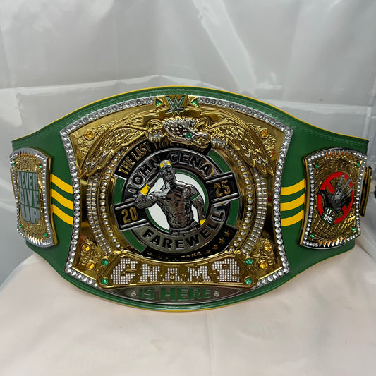 WWE John Cena Farewell 2025 Perth Spinner Championship Replica Title Belt