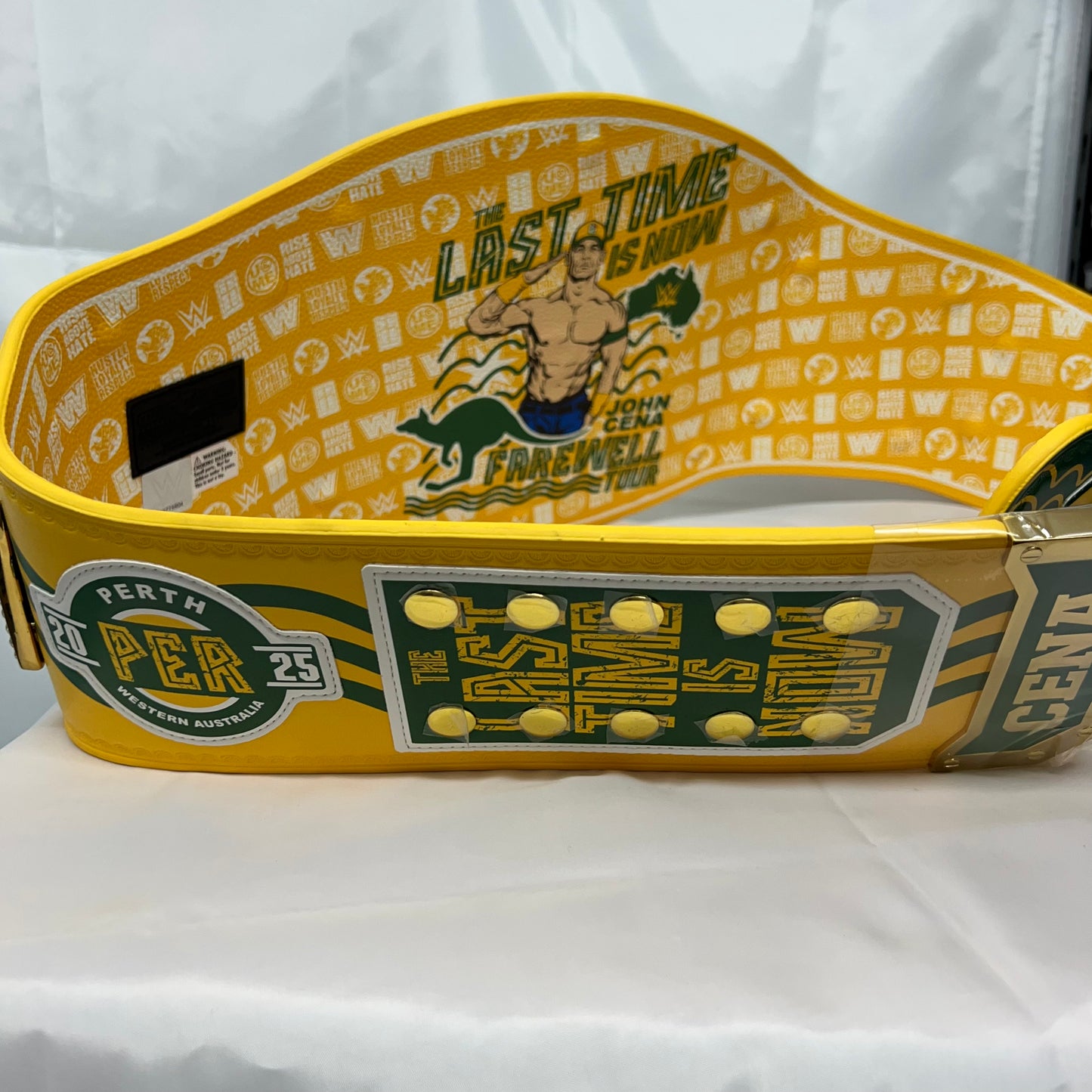 WWE John Cena Farewell 2025 Perth Spinner Championship Replica Title Belt