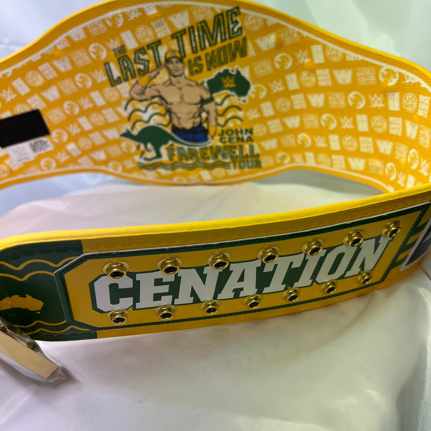 WWE John Cena Farewell 2025 Perth Spinner Championship Replica Title Belt