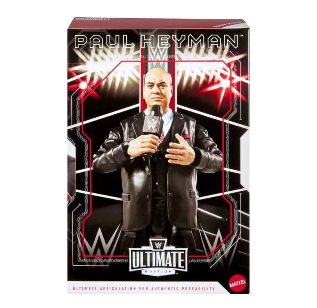 PREORDER WWE Raw Netflix Scale Ring with Paul Heyman Figure Exclusive