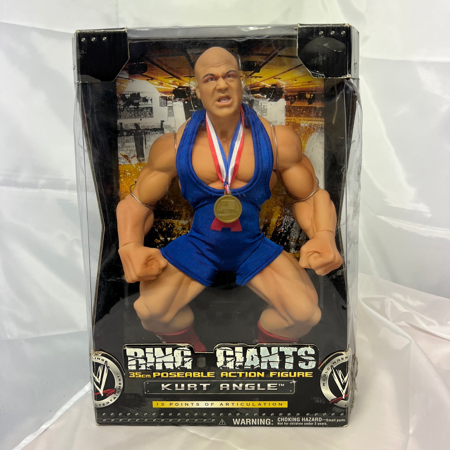 Kurt Angle WWE Ring Giants Action Figure