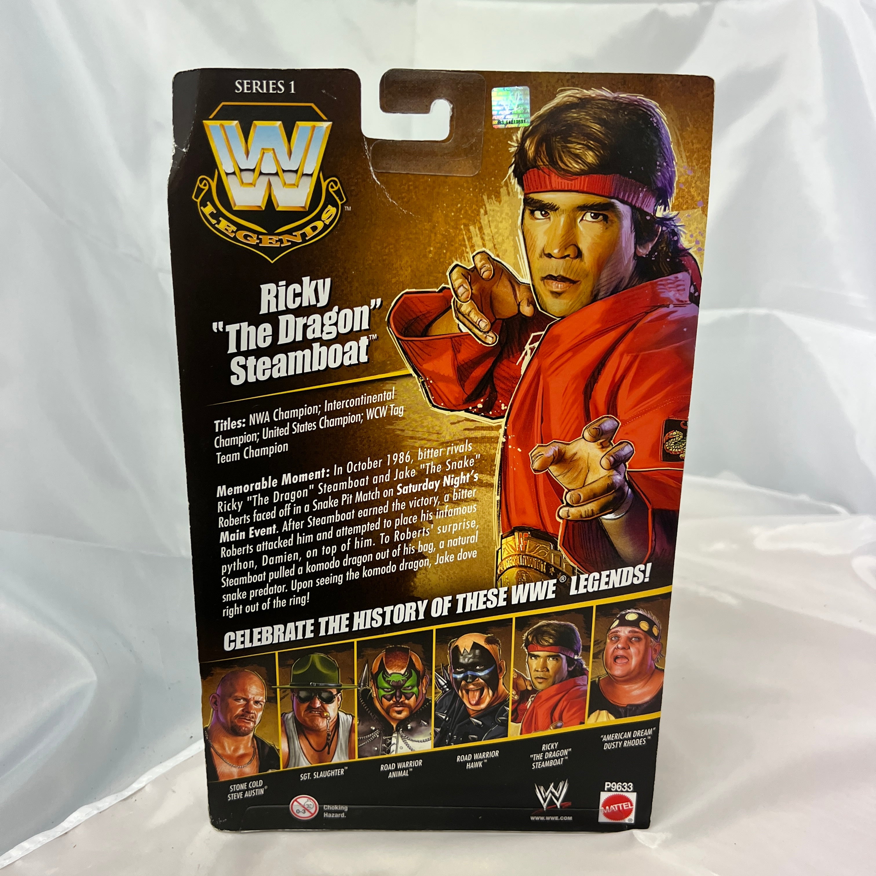 Ricky The Dragon Steamboat WWE Legends Series 1 Action Figure