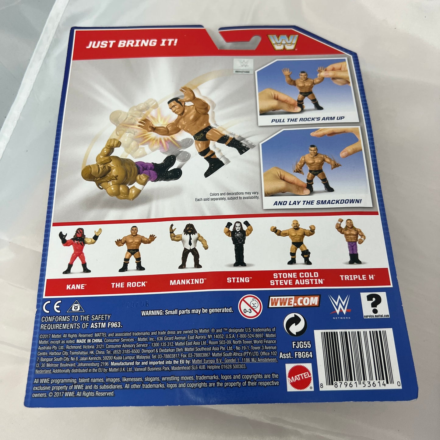 The Rock WWE Retro Series Action Figure