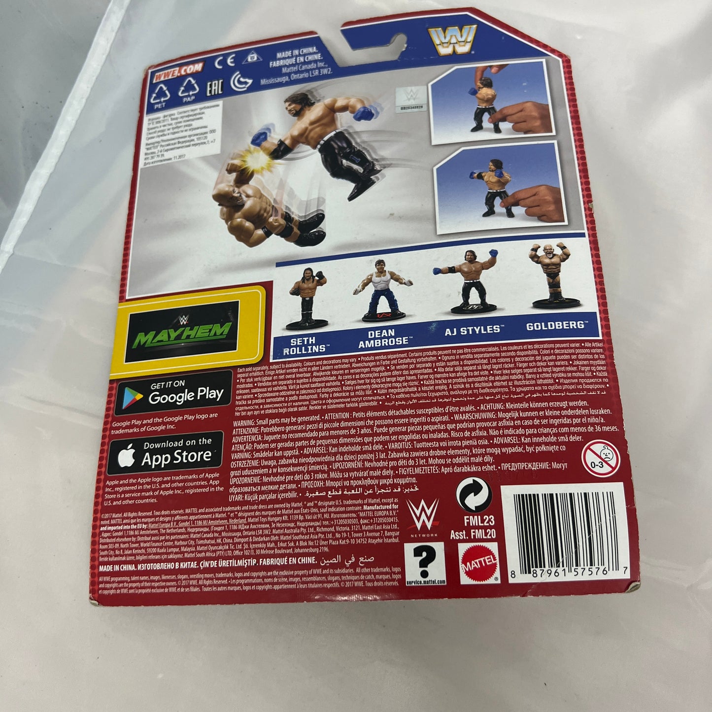 AJ Styles WWE Retro Series Action Figure