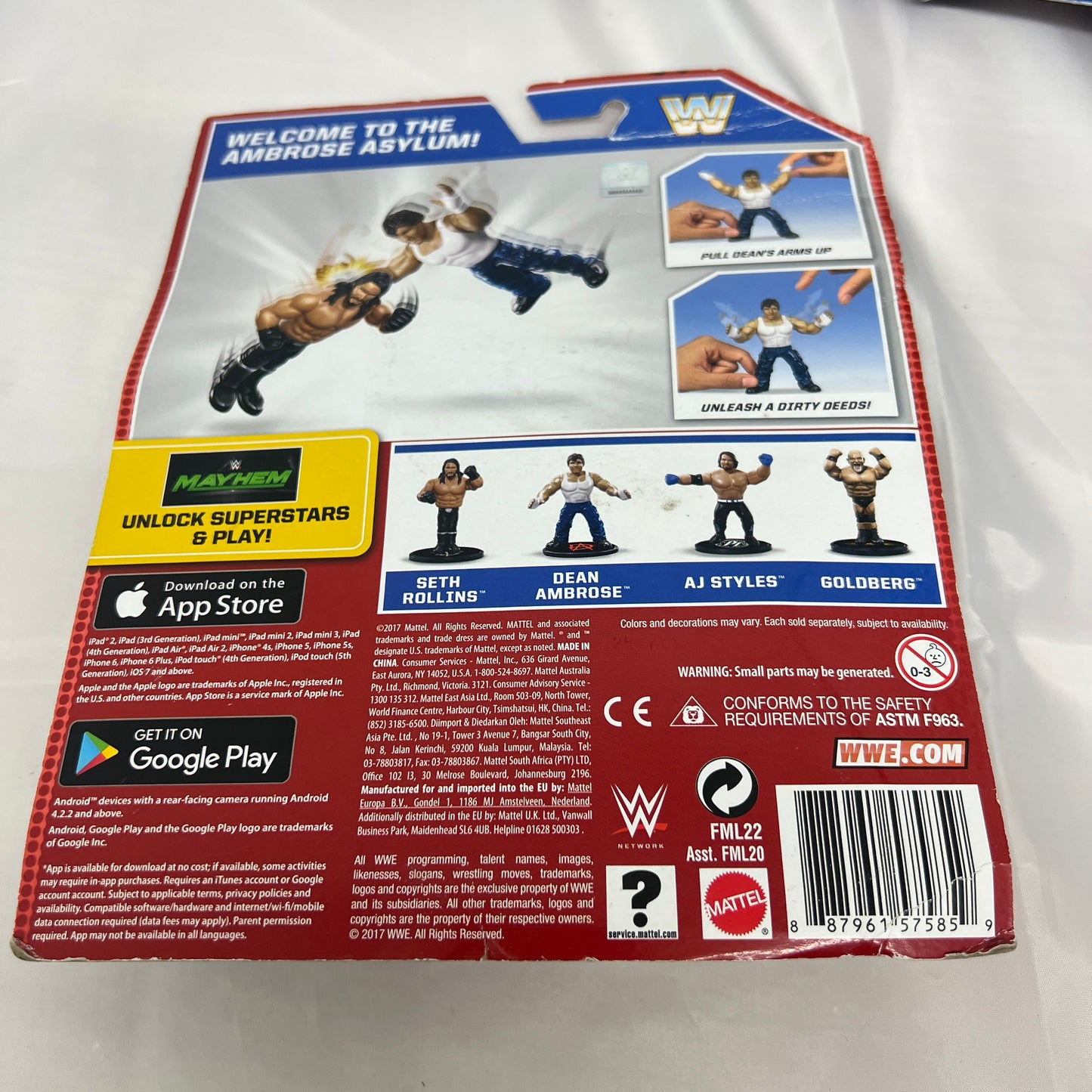 Dean Ambrose WWE Retro Series Action Figure