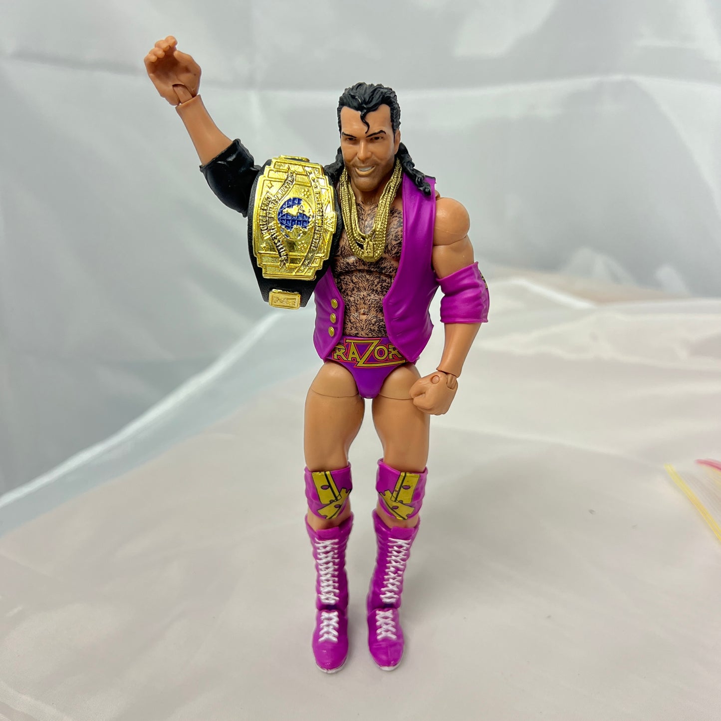 Razor Ramon WWE Elite Defining Moments Out Of Box Action Figure WWE 4