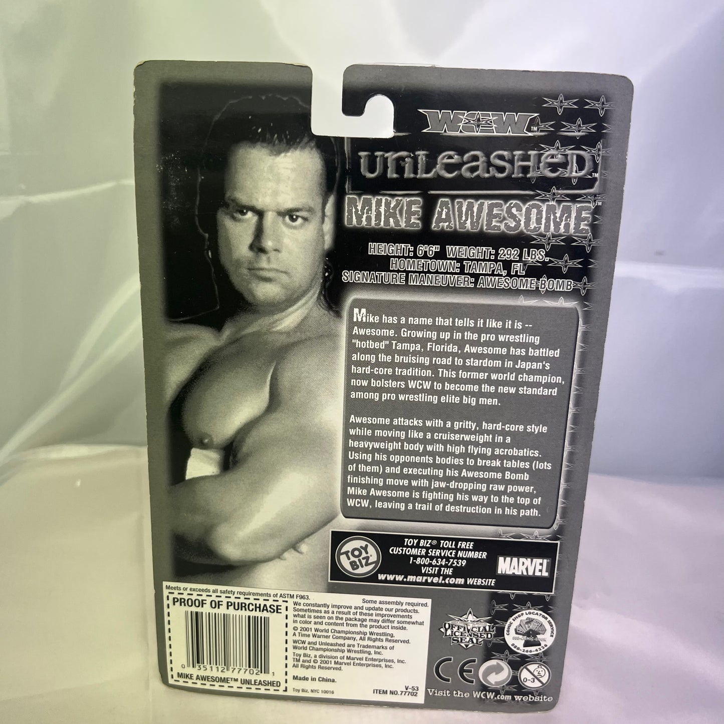 Mike Awesome - WCW Unleashed Toybiz Action Figure WWE