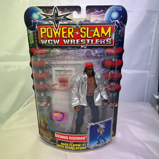 Dennis Rodman Red Hair - WCW Powerslam Action Figure WWE 2