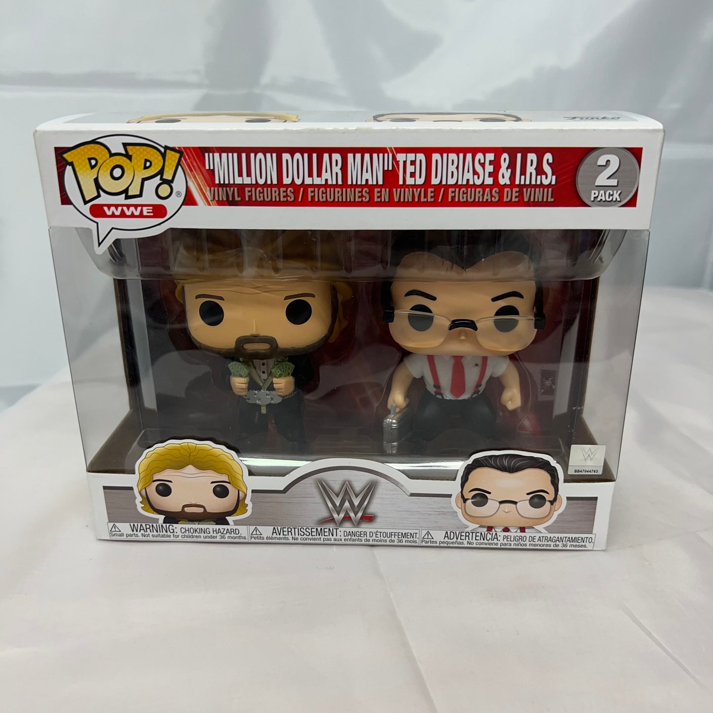 Million Dollar Man and IRS - WWE Pop Vinyl Collectable Figures