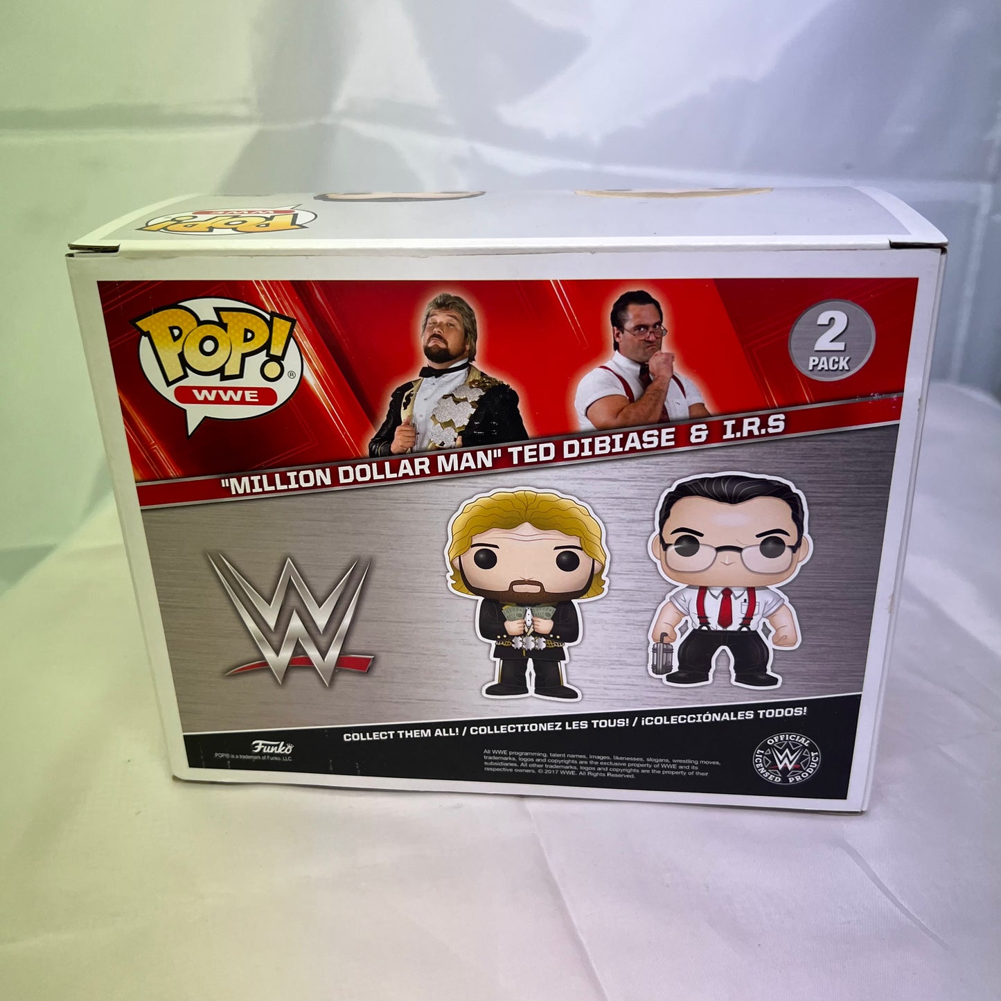 Million Dollar Man and IRS - WWE Pop Vinyl Collectable Figures