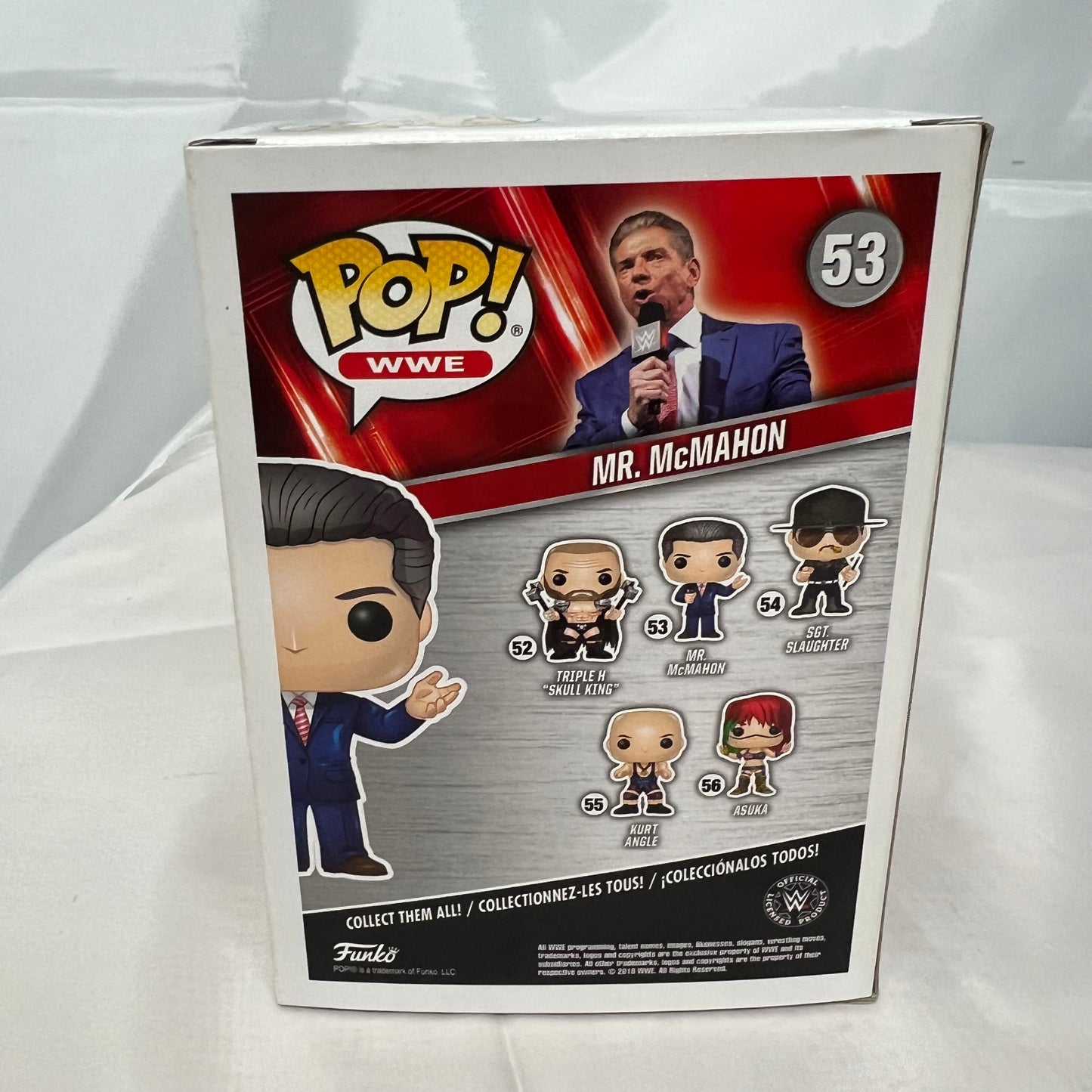 Mr Vince McMahon - WWE Pop Vinyl 53 Collectable Figure