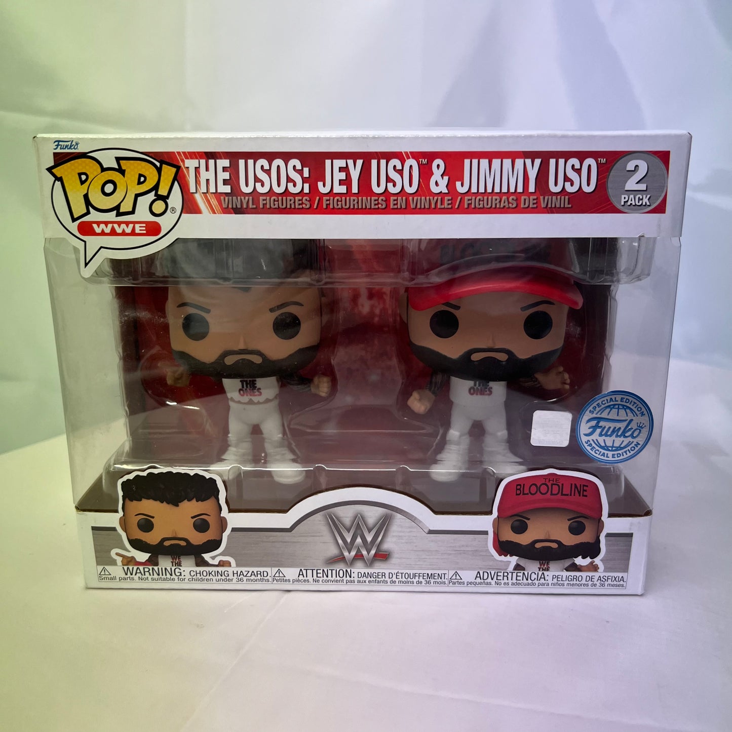 The Usos (White) - WWE Pop Vinyl Collectable Figures Wrestlemania 39