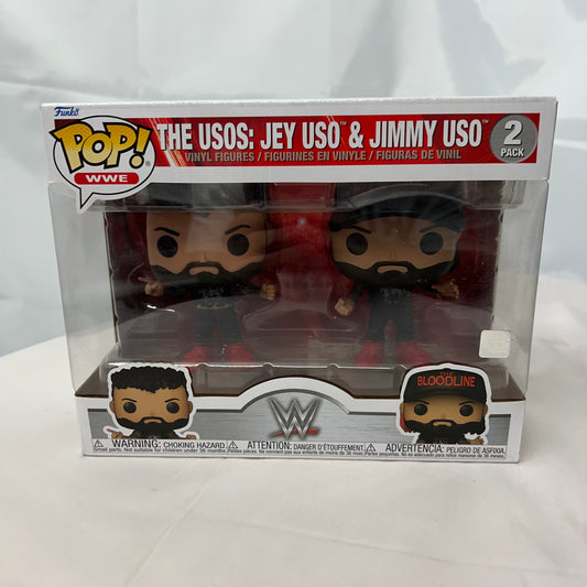 The Usos (Red) - WWE Pop Vinyl Collectable Figures Wrestlemania 39
