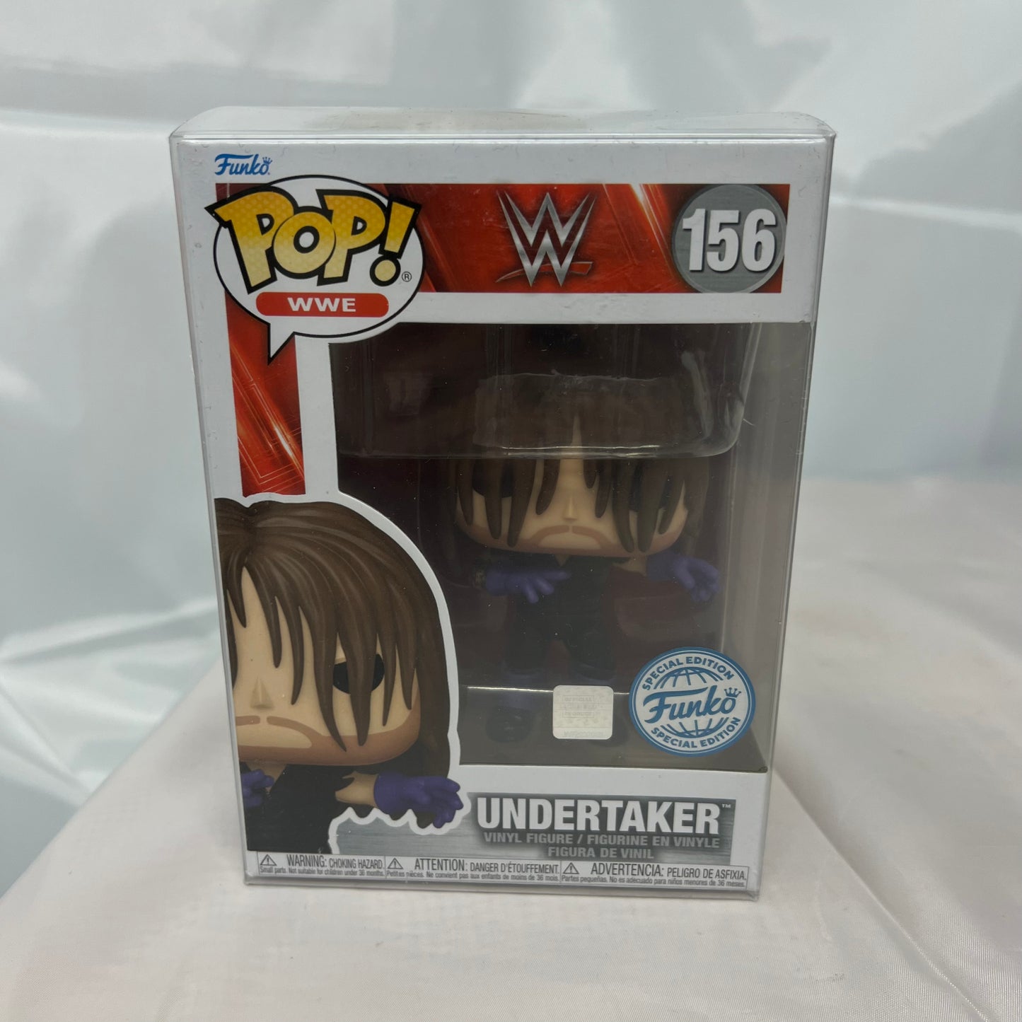The Undertaker - WWE Pop Vinyl 156 Collectable Figure with Protector