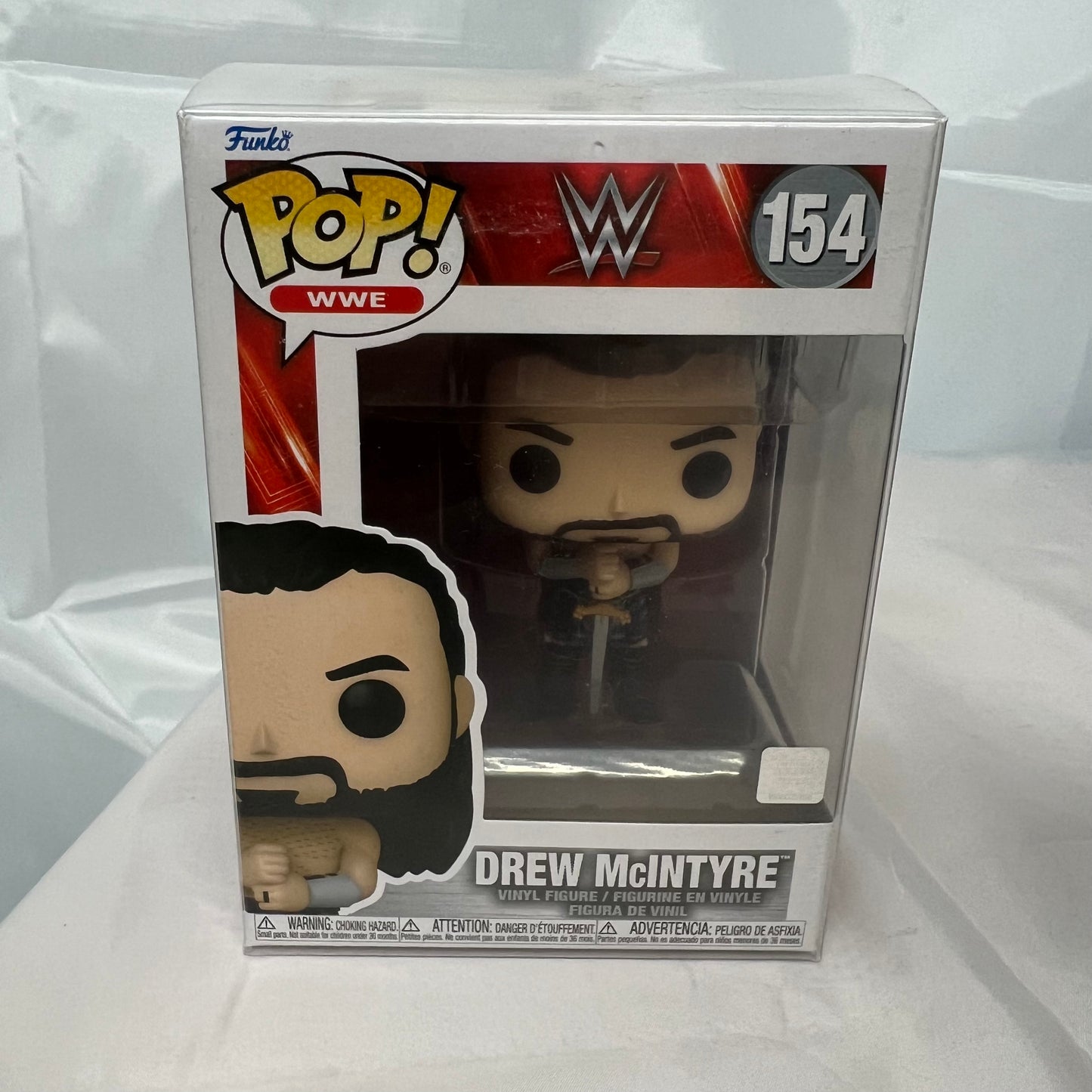 Drew McIntyre - WWE Pop Vinyl 154 Collectable Figure with Protector