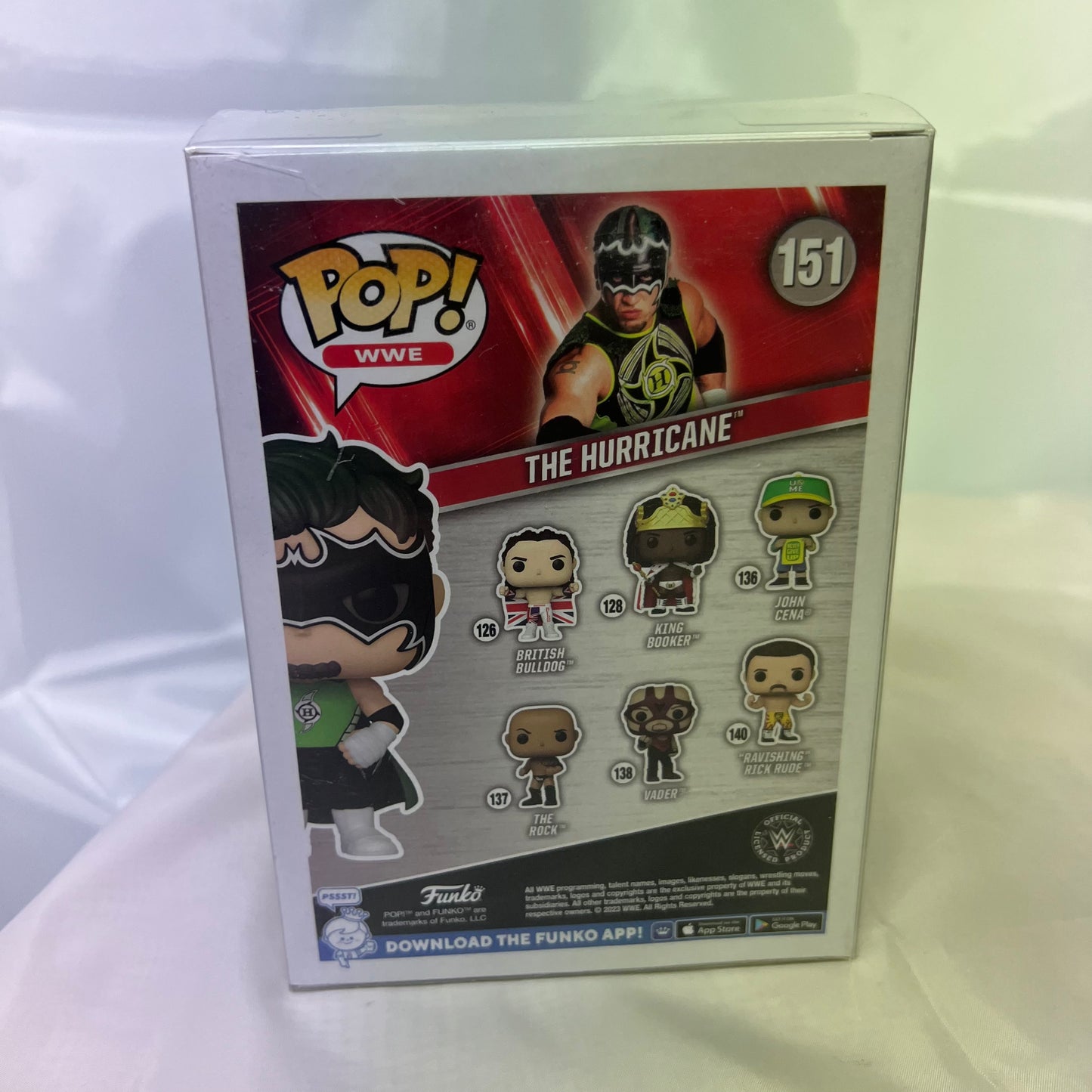 Hurricane - WWE Pop Vinyl 151 Collectable Figure with Protector