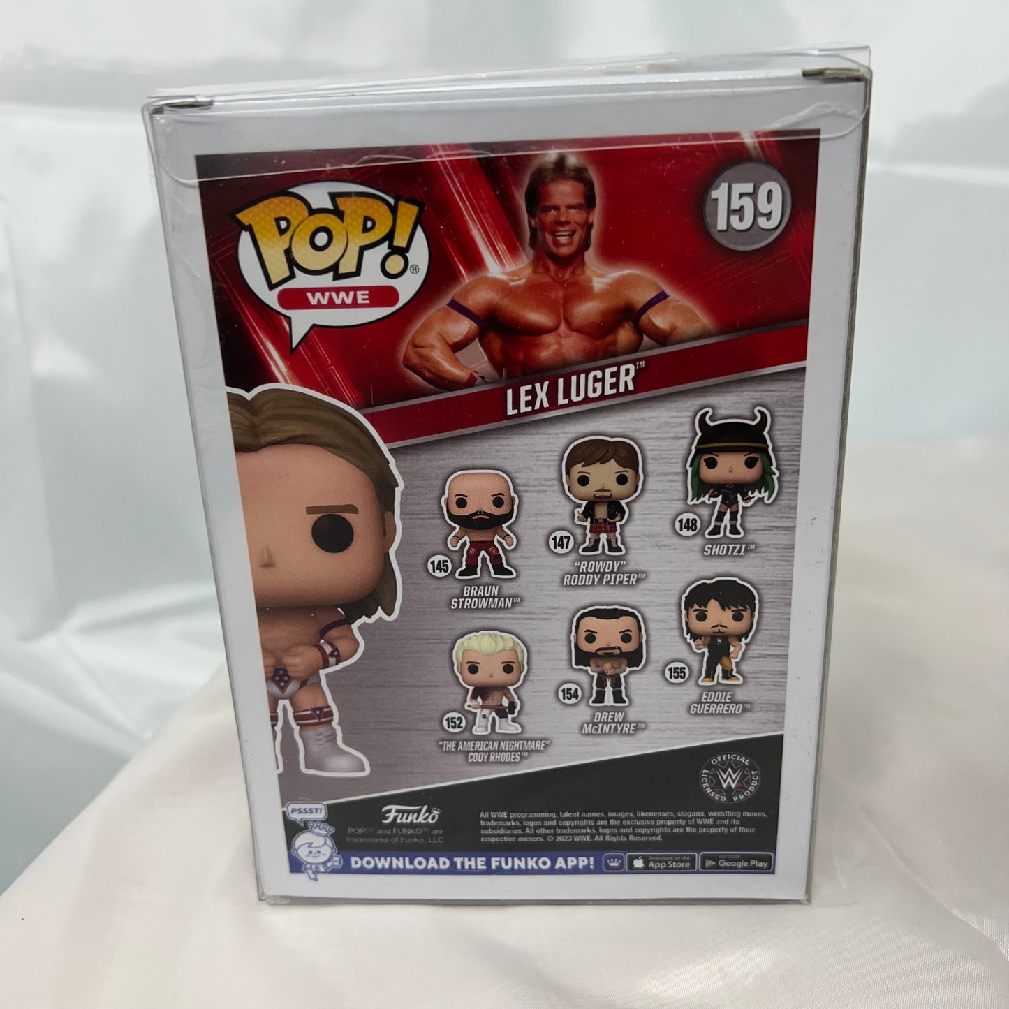 Lex Luger - WWE Pop Vinyl 159 Collectable Figure with Protector