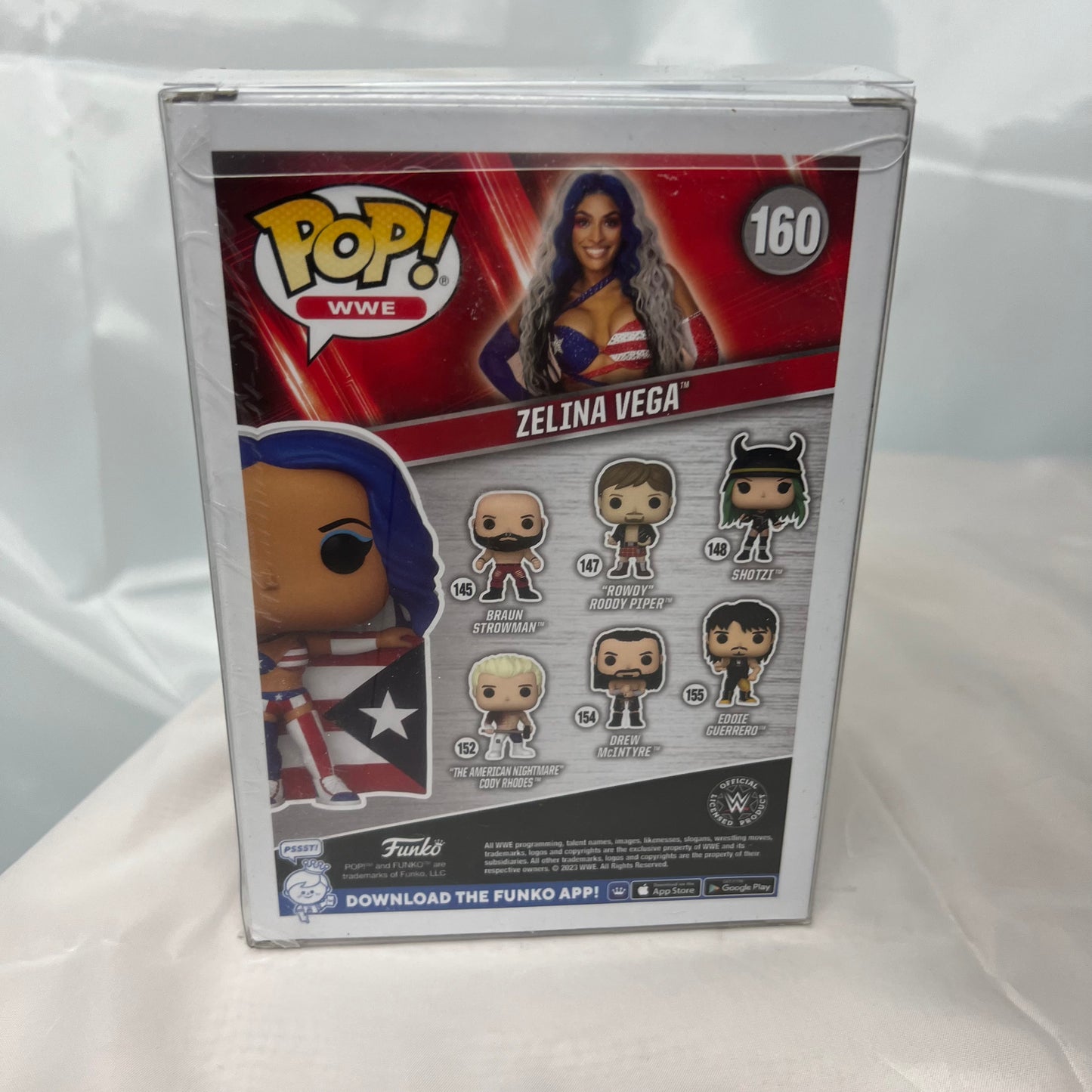 Zelina Vega - WWE Pop Vinyl 160 Collectable Figure with Protector