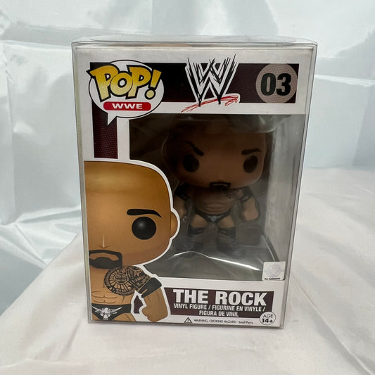 The Rock - WWE Pop Vinyl 03 Collectable Figure with Protector