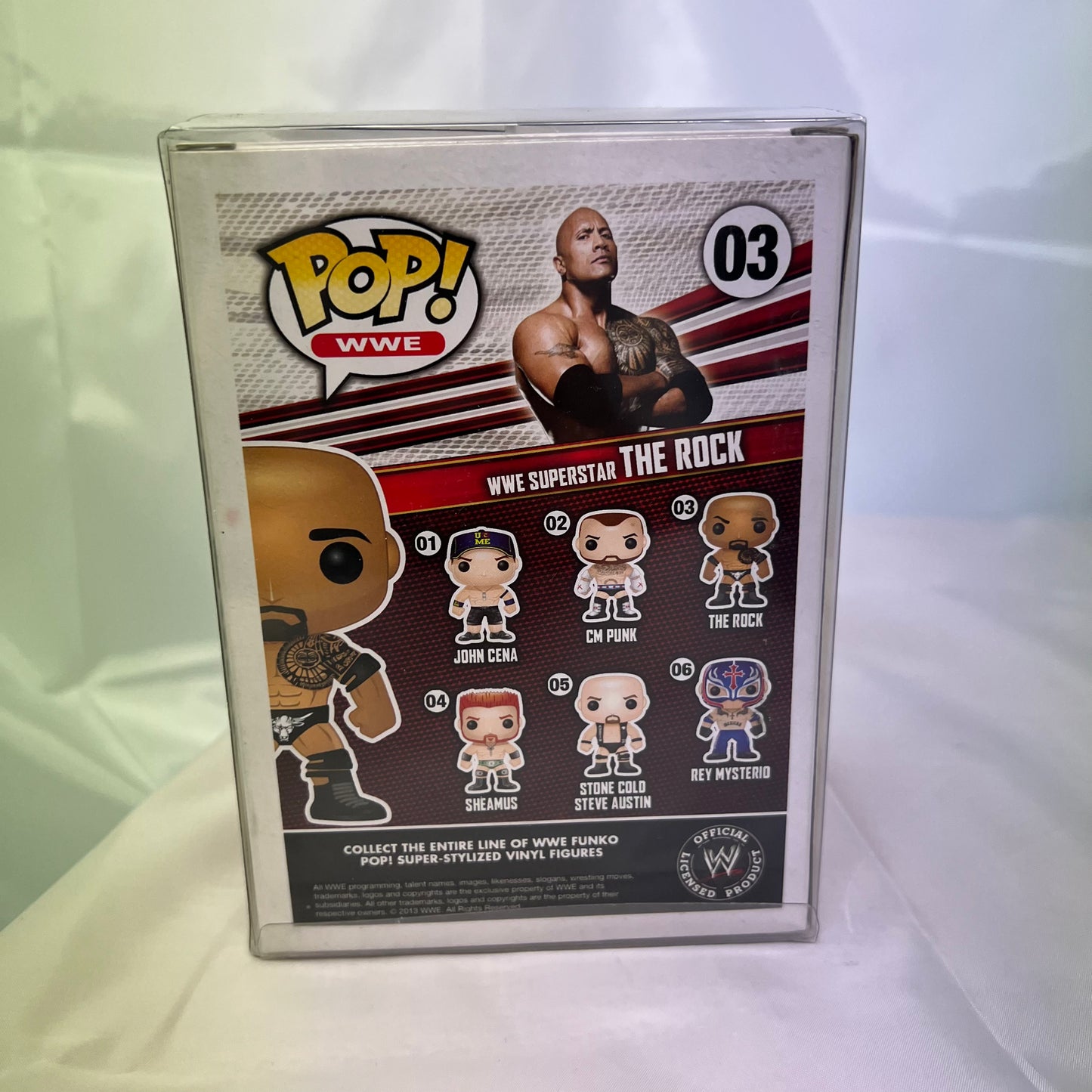 The Rock - WWE Pop Vinyl 03 Collectable Figure with Protector