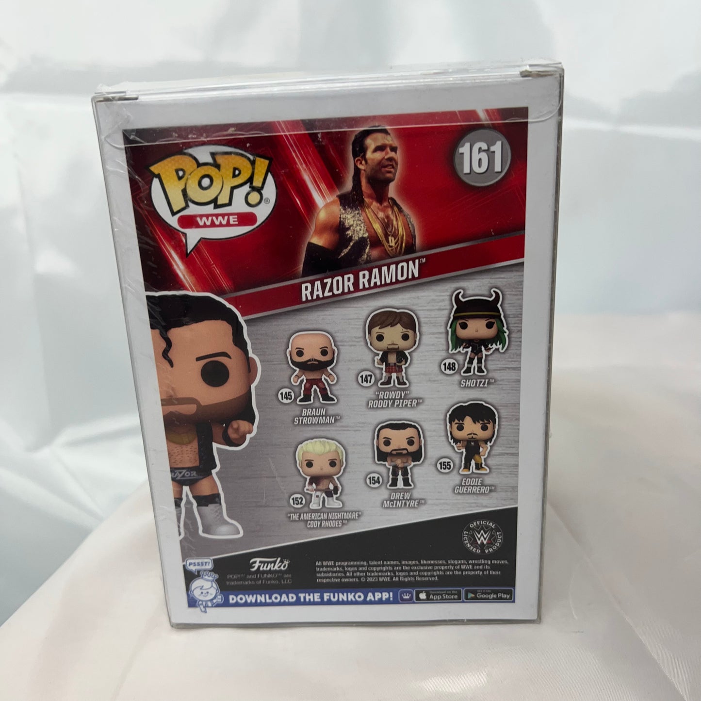 Razor Ramon - WWE Pop Vinyl 161 Collectable Figure with Protector