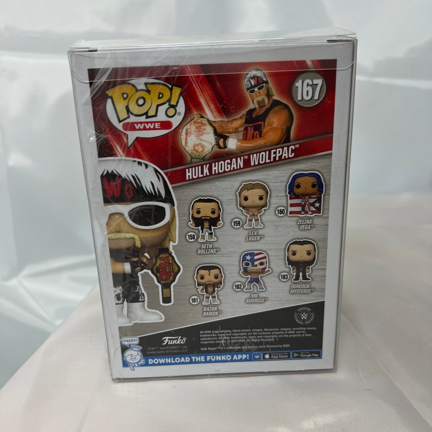 Hulk Hogan - WWE Pop Vinyl 167 Collectable Figure with Protector
