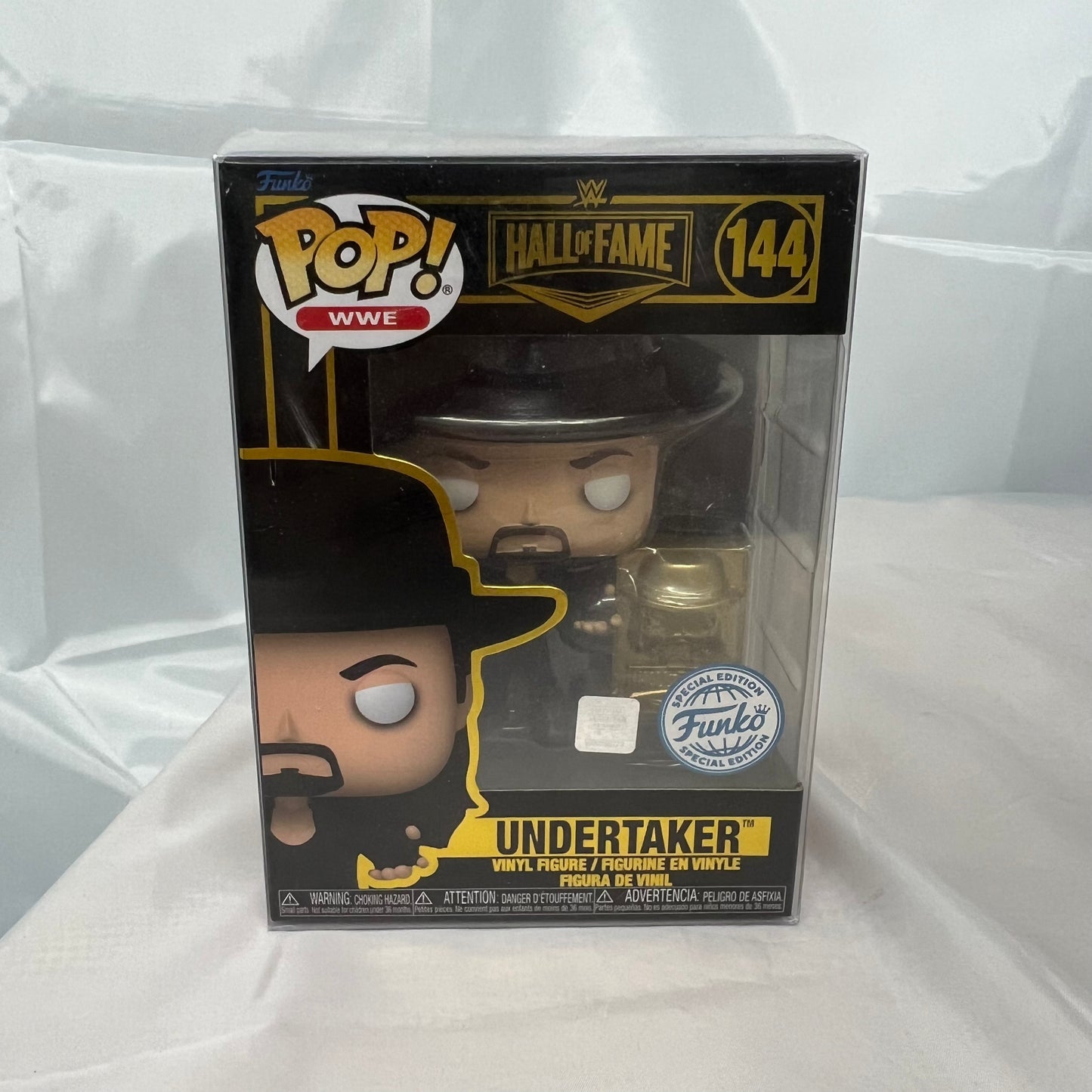 Undertaker Hall Of Fame - WWE Pop Vinyl 144 Collectable Figure with Protector