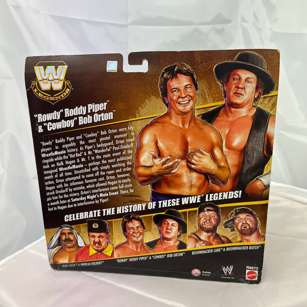 Roddy Piper and Bob Orton WWE Elite Legends 2 Pack Action Figures
