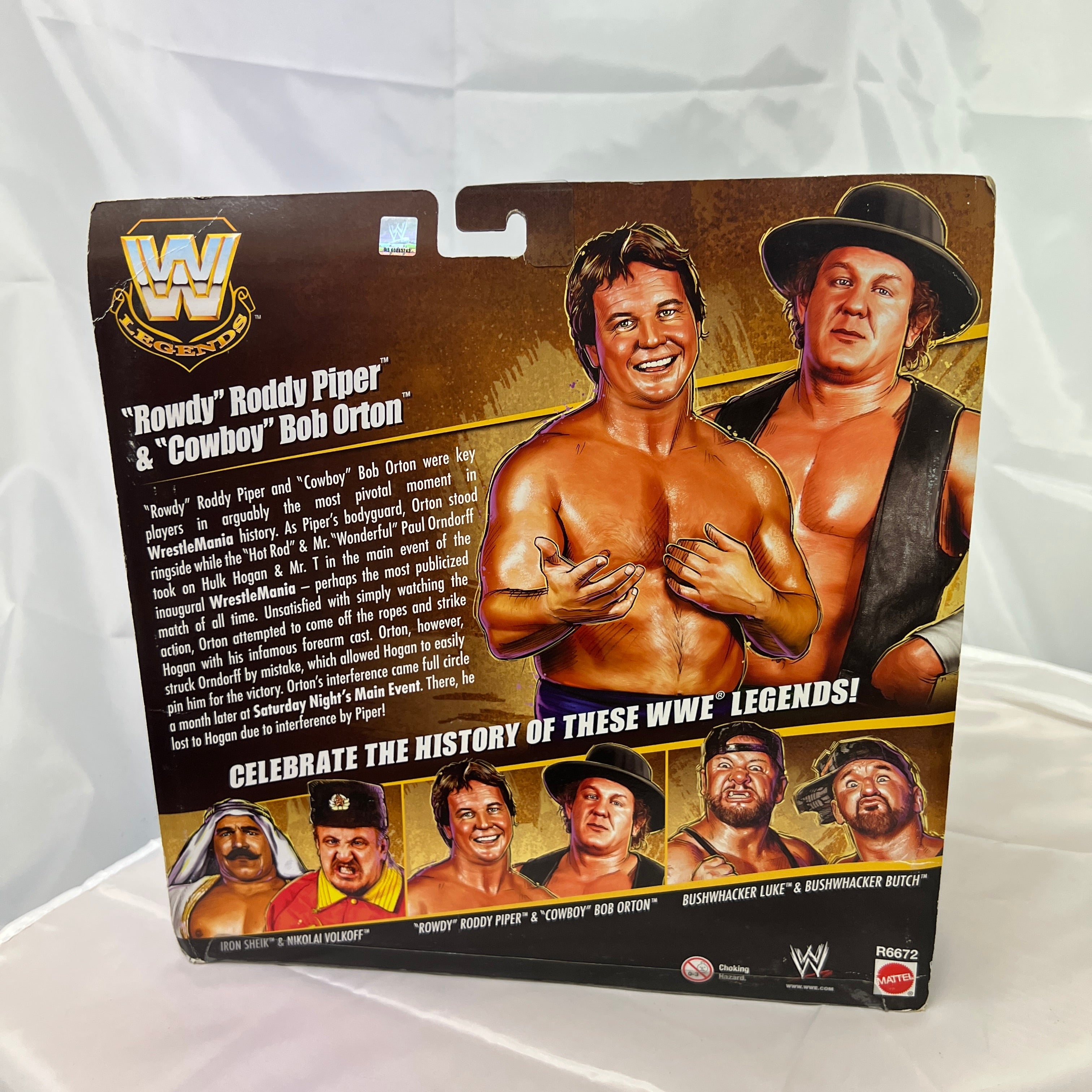 Roddy Piper and Bob Orton WWE Elite Legends 2 Pack Action Figures
