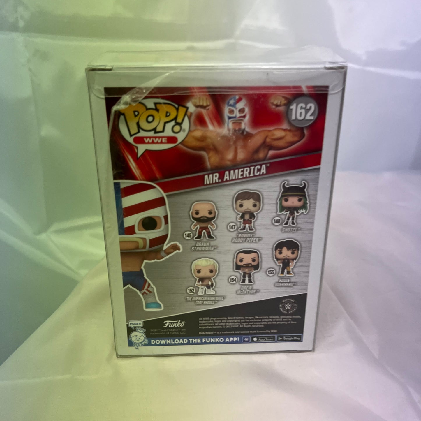 Mr America - WWE Pop Vinyl 162 Collectable Figure with Protector