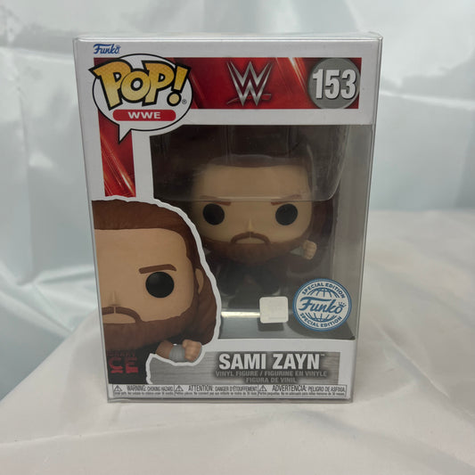 Sami Zayn - WWE Pop Vinyl 153 Collectable Figure with Protector