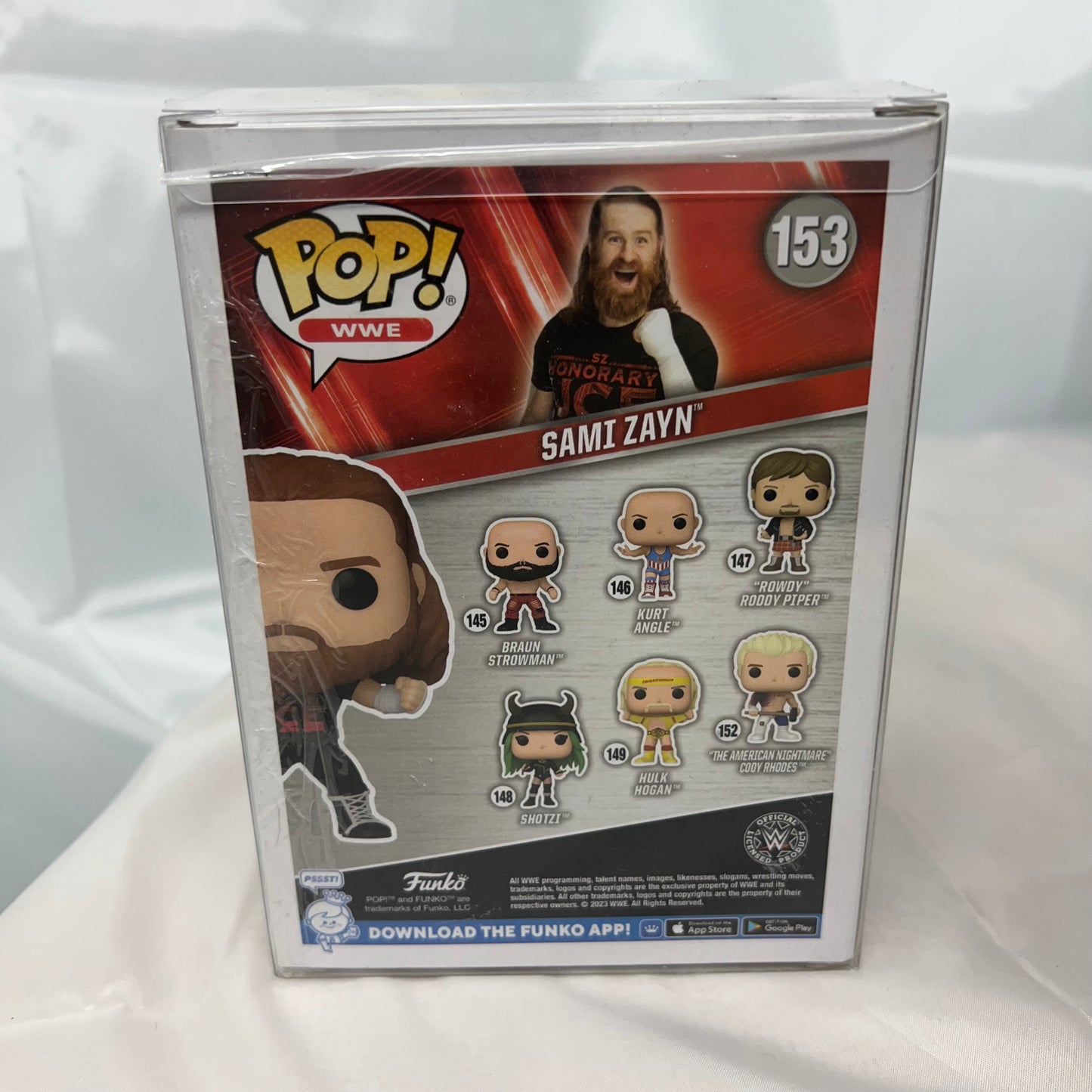 Sami Zayn - WWE Pop Vinyl 153 Collectable Figure with Protector