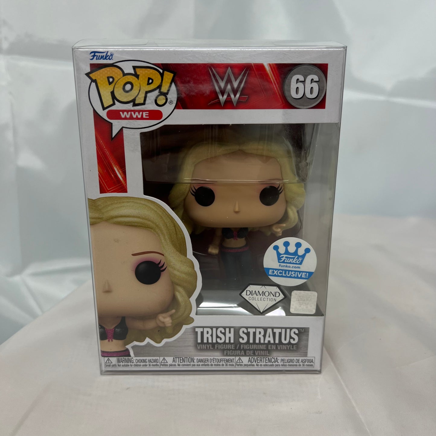 Trish Stratus - WWE Pop Vinyl 66 Collectable Figure with Protector