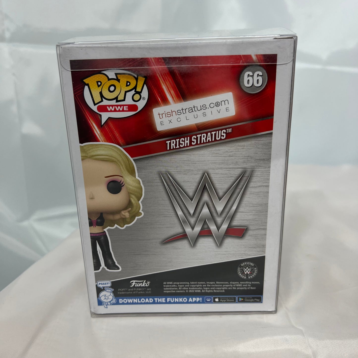 Trish Stratus - WWE Pop Vinyl 66 Collectable Figure with Protector