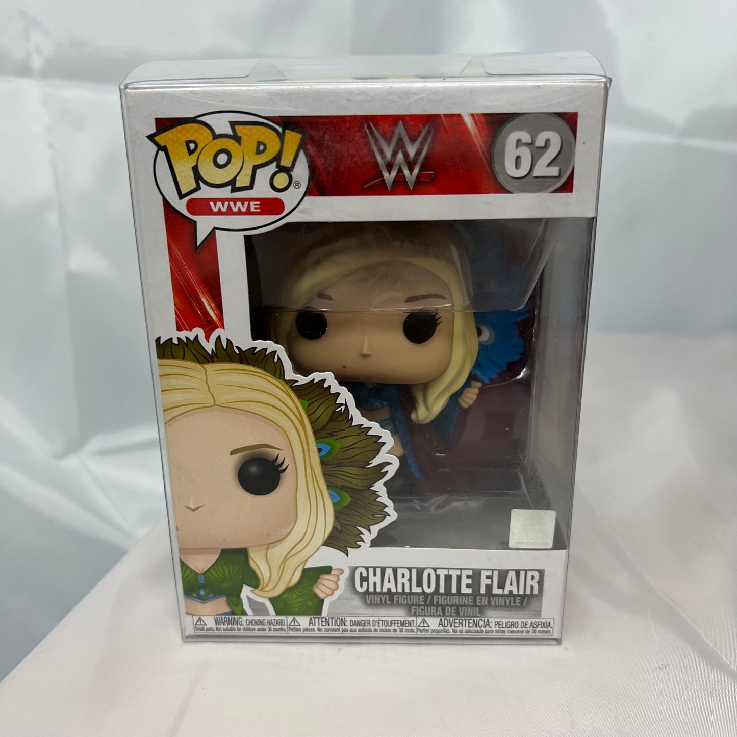 Charlotte Flair - WWE Pop Vinyl 62 Collectable Figure with Protector