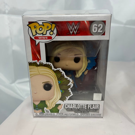 Charlotte Flair - WWE Pop Vinyl 62 Collectable Figure with Protector