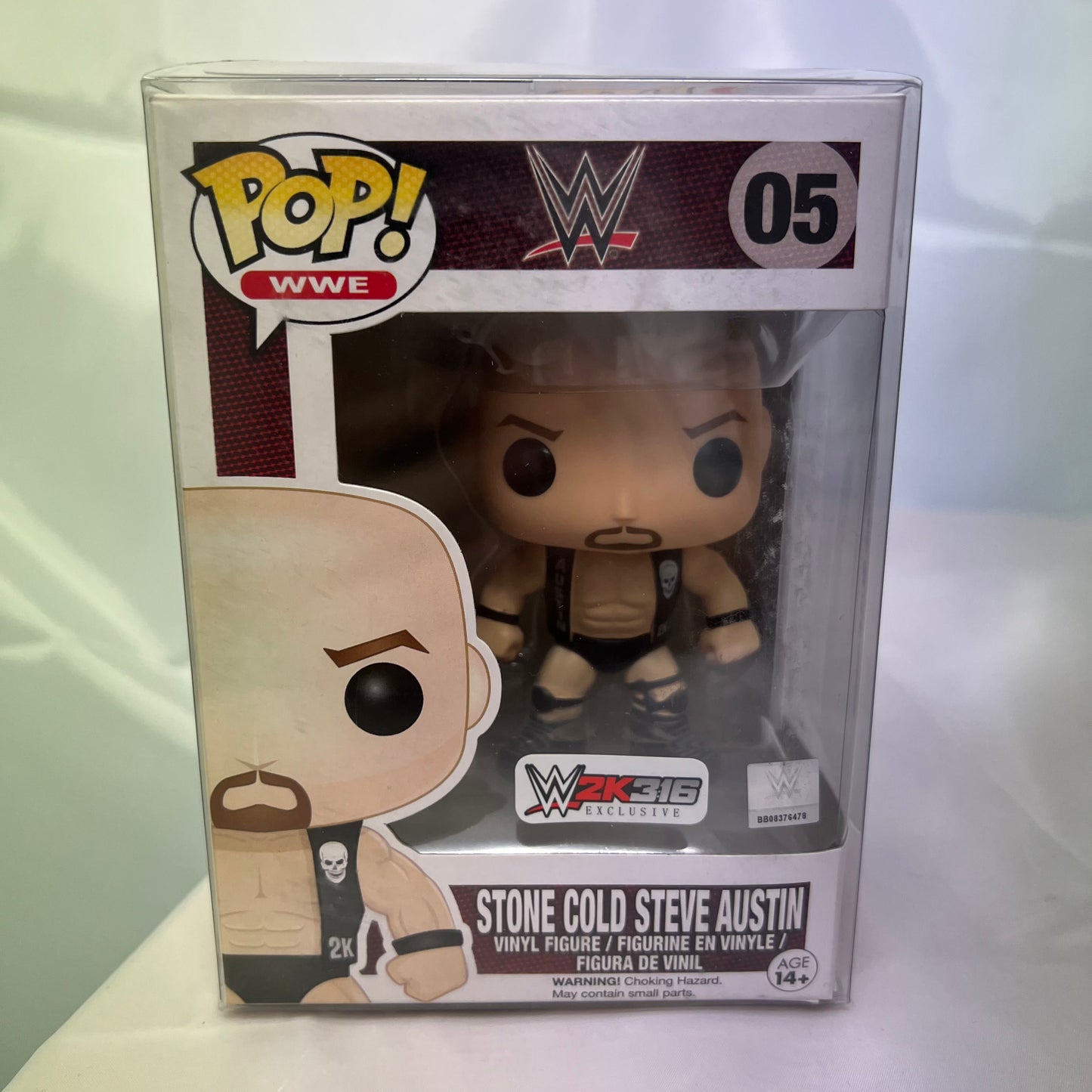 Stone Cold Steve Austin - WWE Pop Vinyl 05 Collectable Figure with Protector